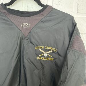 Vintage Rawlings Cage Jacket Short Sleeve Large South Carroll Caveliers Vented